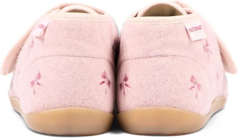 NATURINO bow-detail touch-strap ballet flats Roze - Foto 3