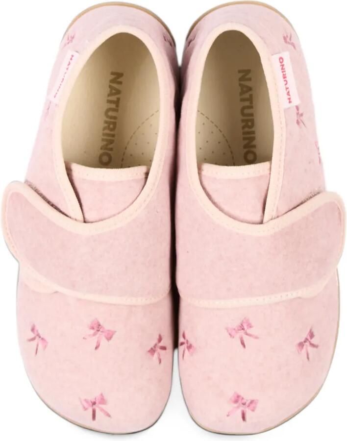 NATURINO bow-detail touch-strap ballet flats Roze - Foto 2