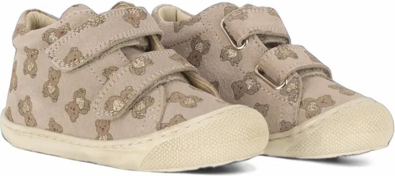 NATURINO Cocoon teddy-bear print sneakers Beige