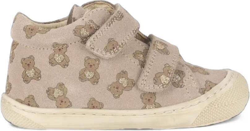NATURINO Cocoon teddy-bear print sneakers Beige - Foto 4