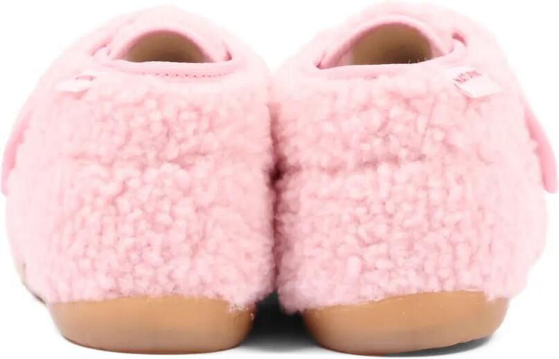 NATURINO Fleece slippers met klittenband Roze - Foto 4