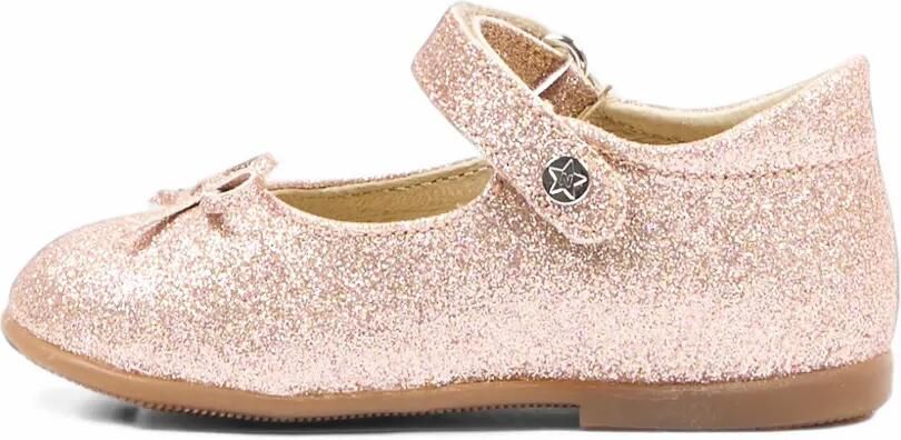 NATURINO glitter-effect ballet flats Roze - Foto 4