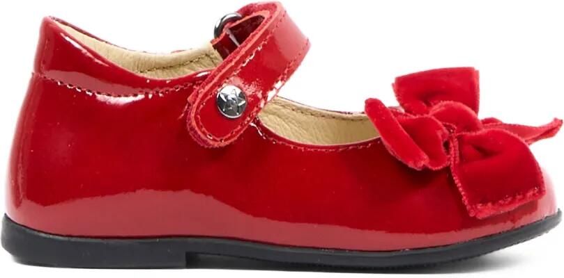 NATURINO Lakleren ballerina's met strik-detail Rood