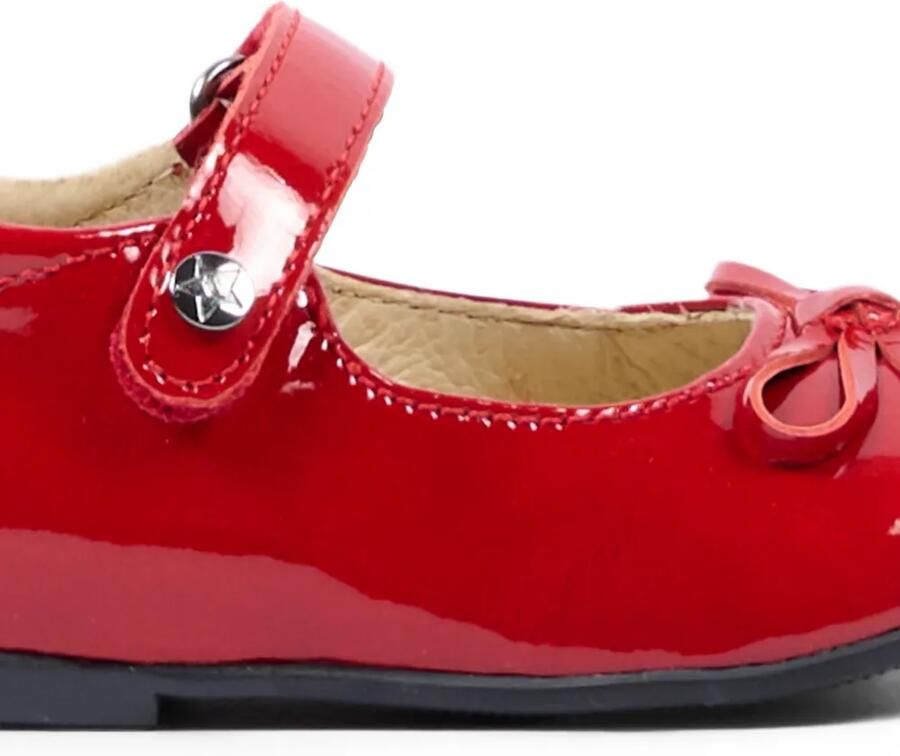 NATURINO Lakleren ballerina's met strikdetail Rood - Foto 3