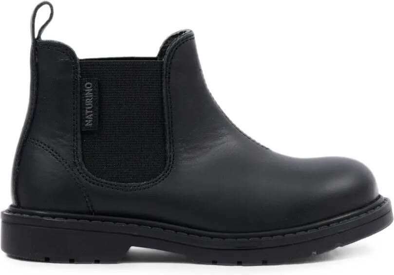 NATURINO leather ankle Chelsea boots Zwart