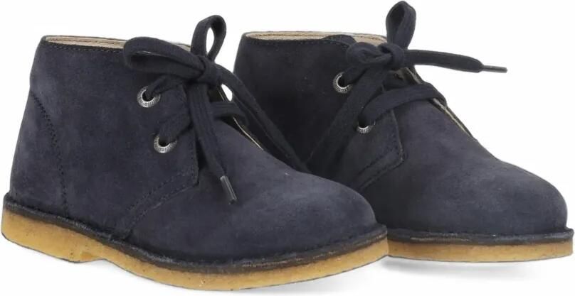 NATURINO Milky suede boots Blauw