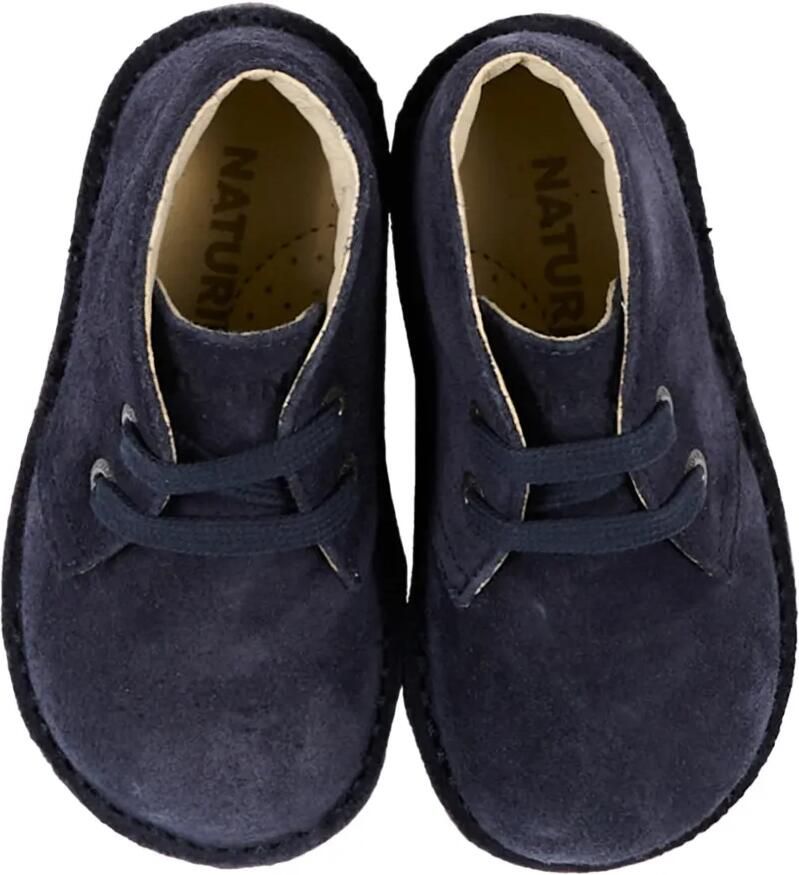 NATURINO Milky suède enkellaarzen Blauw - Foto 3