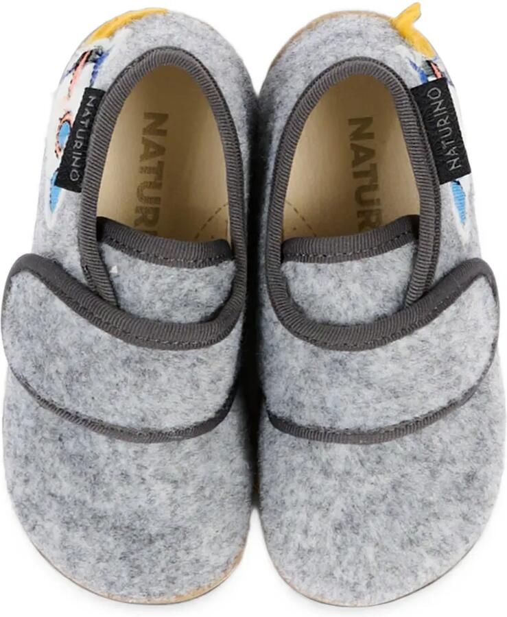 NATURINO Sneakers met klittenband en raketpatch Grijs - Foto 2