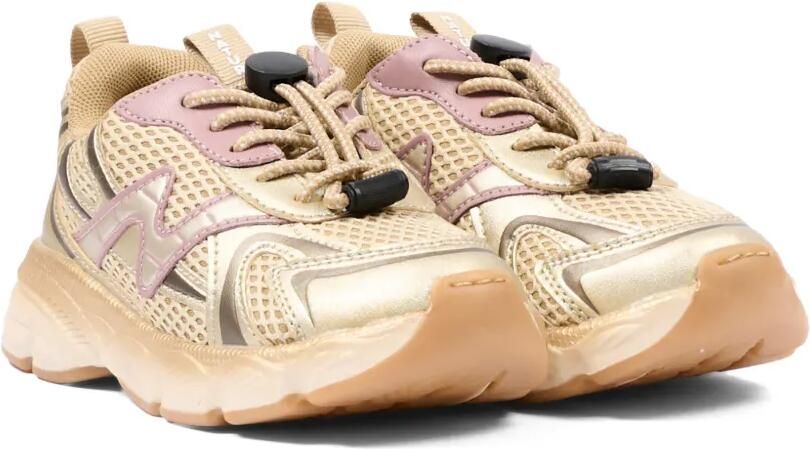 NATURINO Sneakers met mesh vlakken Beige