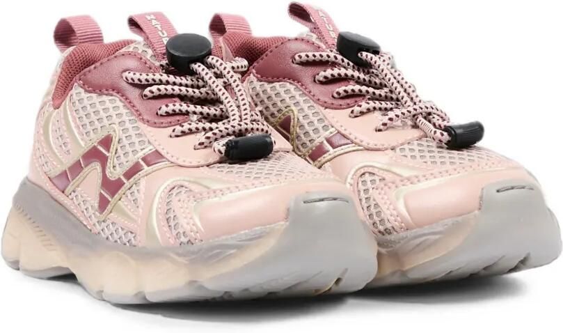 NATURINO Sneakers met mesh vlakken Roze
