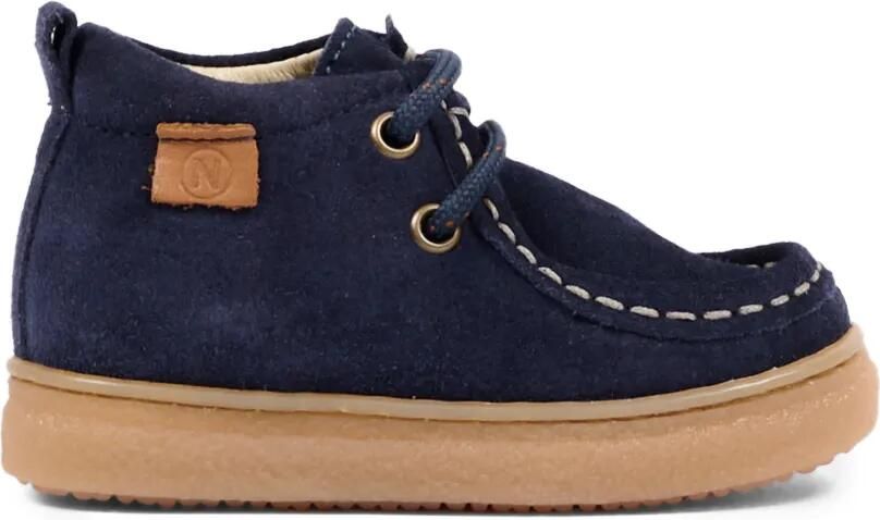 NATURINO Suède laarzen met contrasterende stiksels Blauw - Foto 5