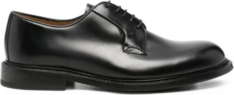 Neil Barrett leather derby shoes Zwart