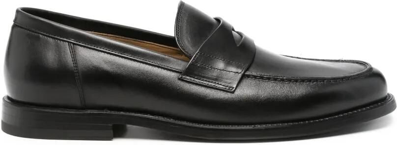 Neil Barrett leather penny loafers Zwart - Foto 3