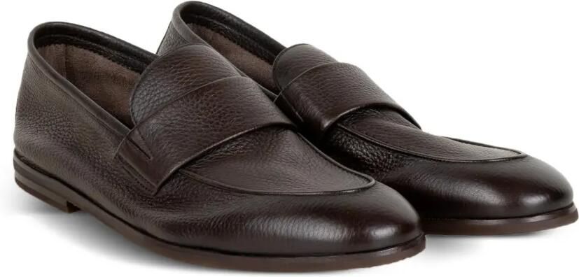 Neil Barrett Loafers van bewerkt leer Bruin - Foto 3