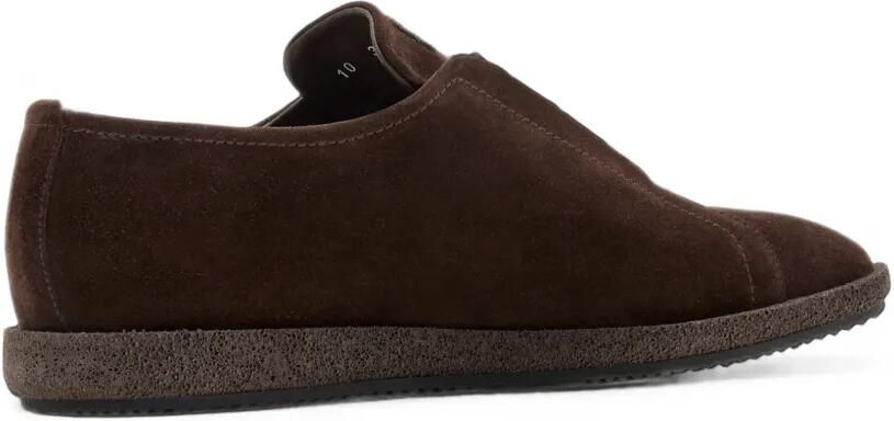 Neil Barrett Repello suède slip-on sneakers Bruin