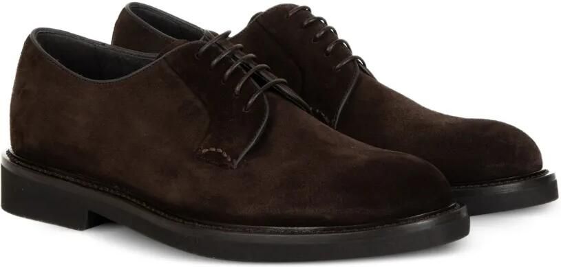 Neil Barrett Suède derby schoenen Bruin - Foto 3