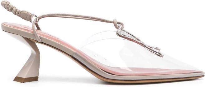 Nensi Dojaka Pumps verfraaid met kristal Beige