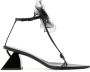 Nensi Dojaka Sandalen met bloemdetail Zwart - Thumbnail 1
