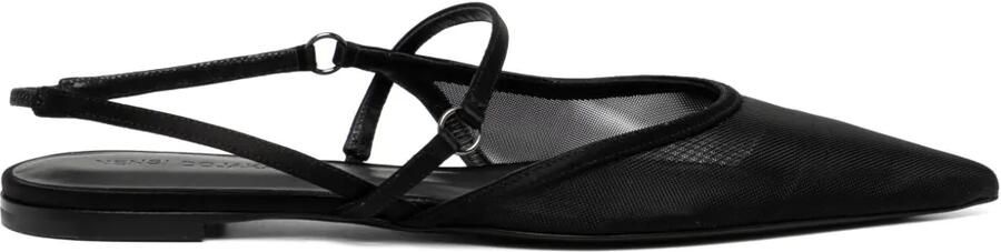 Nensi Dojaka Sandalen met puntige neus Zwart