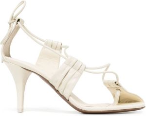 NEOUS Giena leren sandalen Wit