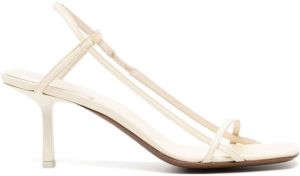 NEOUS Merga leren sandalen Geel