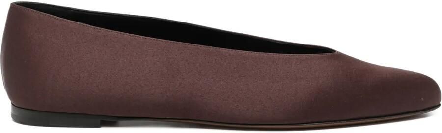 NEOUS 5 mm Beid platte pumps Bruin