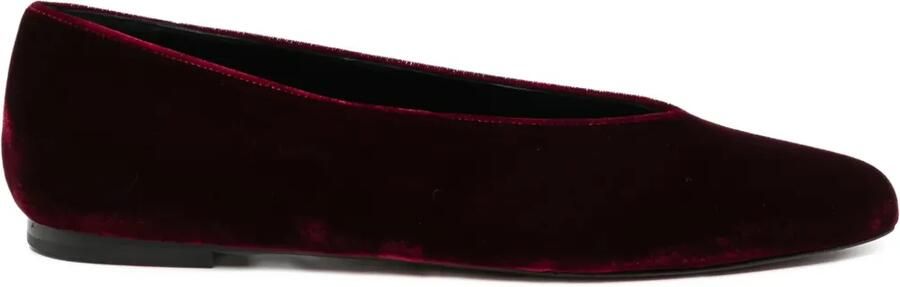 NEOUS 5 mm Beid platte pumps Rood