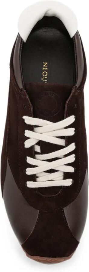 NEOUS Berenices leren sneakers met vlakken Bruin - Foto 4