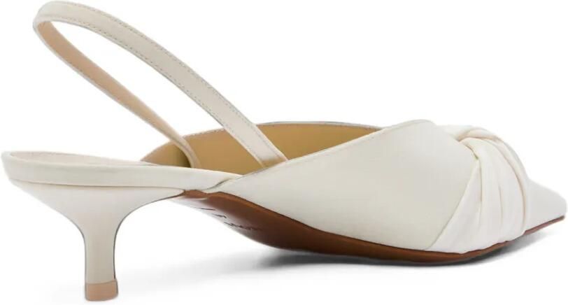 NEOUS Borea geknoopte slingback pumps Beige - Foto 4