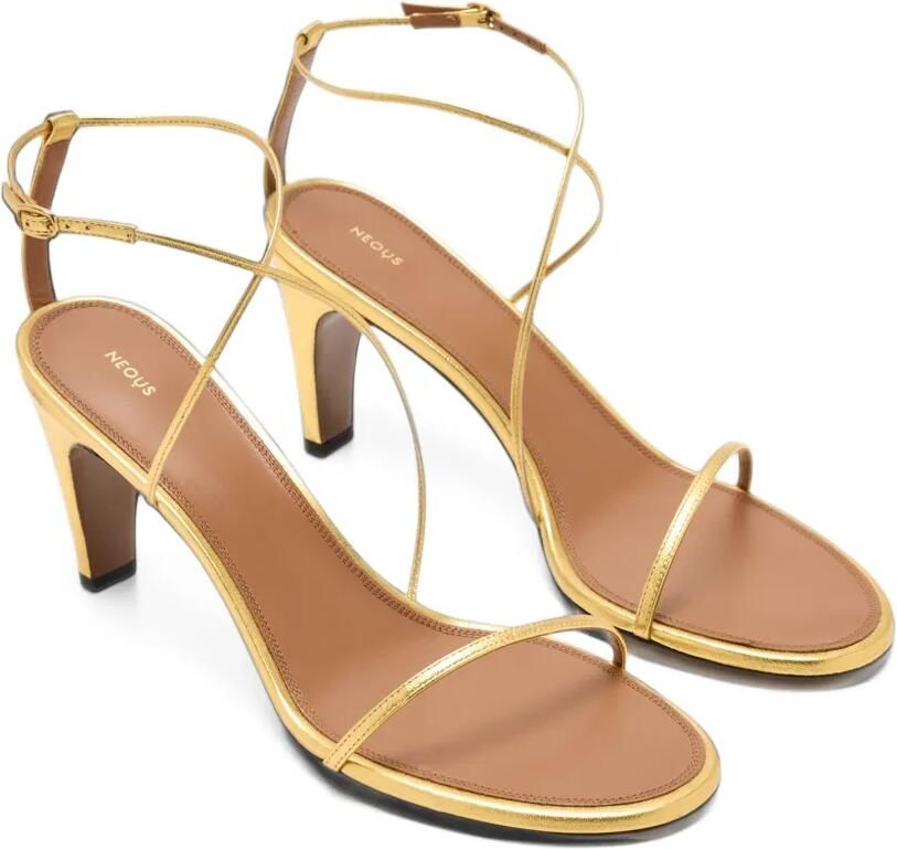 NEOUS Chamu leren sandalen met bandjes Goud - Foto 2