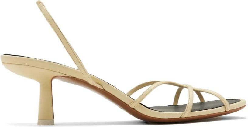 NEOUS Ibor sandalen met hak Beige