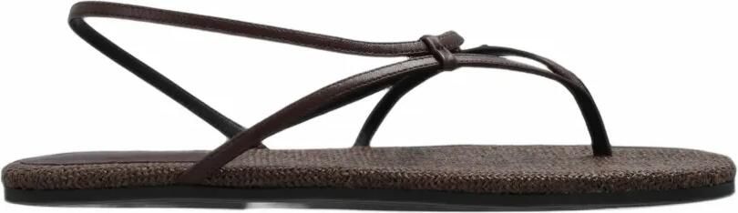 NEOUS Lawan leren sandalen Bruin