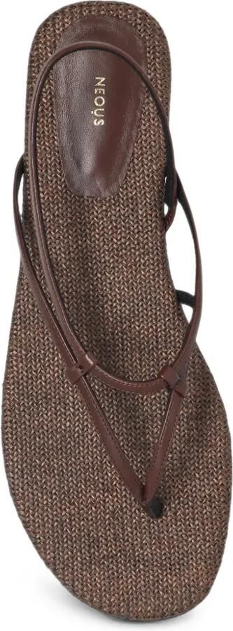NEOUS Lawan leren sandalen Bruin - Foto 3