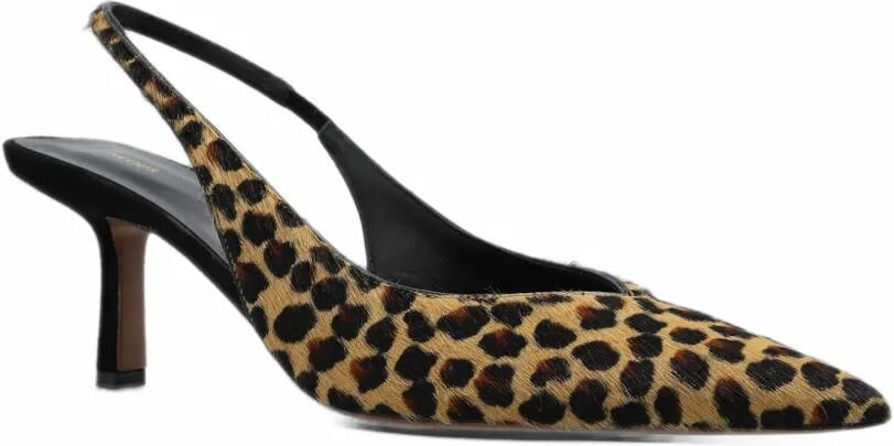 NEOUS Moriah pumps met luipaard-print Bruin - Foto 4
