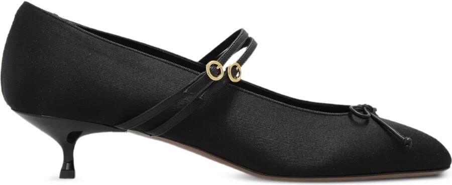NEOUS Pha pumps met 45mm strikdetail Zwart