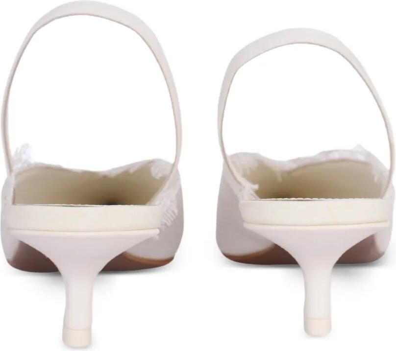 NEOUS Slingback pumps met hak Wit - Foto 3