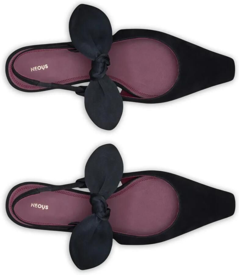 NEOUS Uba suède pumps Zwart - Foto 2