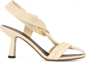 NEOUS Slingback sandalen met open neus Geel