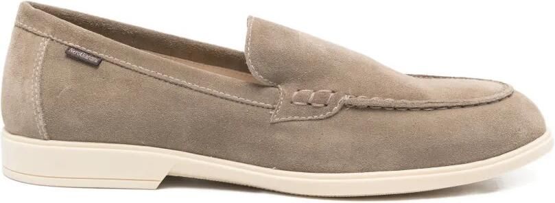 NERO GIARDINI Leren loafers Beige