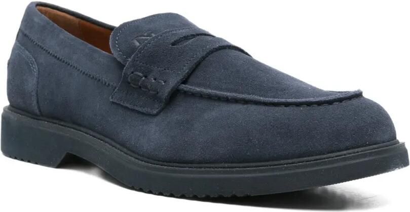 NERO GIARDINI Leren loafers Blauw - Foto 2