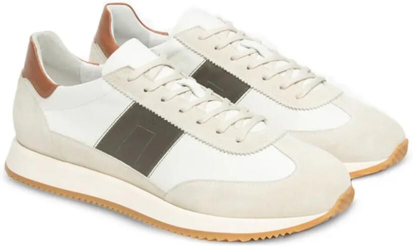NERO GIARDINI Sneakers met gestreept detail en vlakken Wit