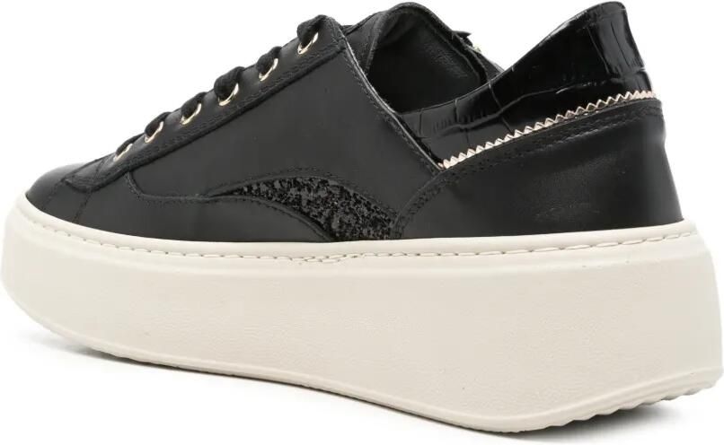 NERO GIARDINI Sneakers met glittervlakken Zwart - Foto 2