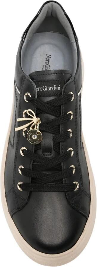 NERO GIARDINI Sneakers met logo amulet Zwart - Foto 4