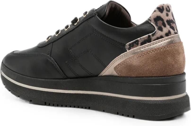 NERO GIARDINI Sneakers met luipaardprint Zwart - Foto 2