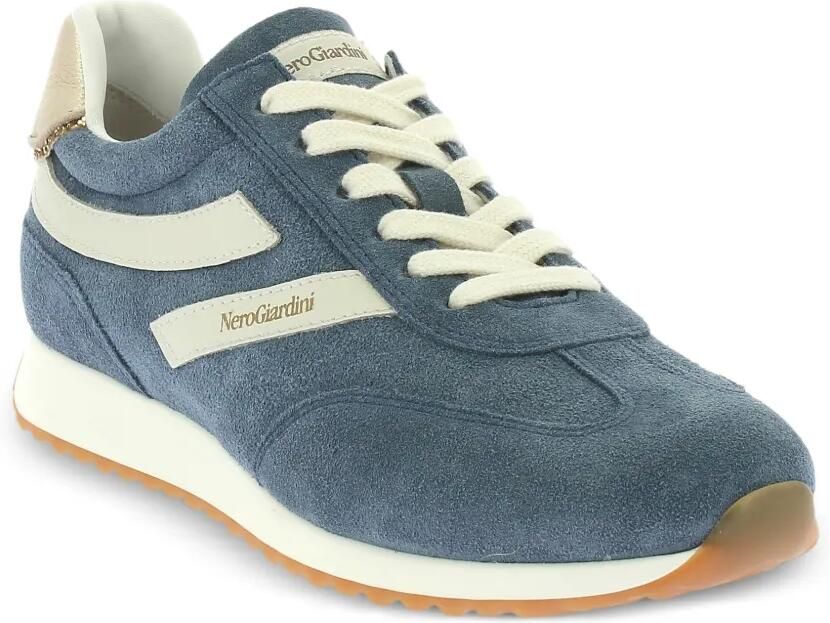 NERO GIARDINI Suède sneakers Blauw - Foto 2