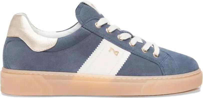 NERO GIARDINI Suède sneakers Blauw