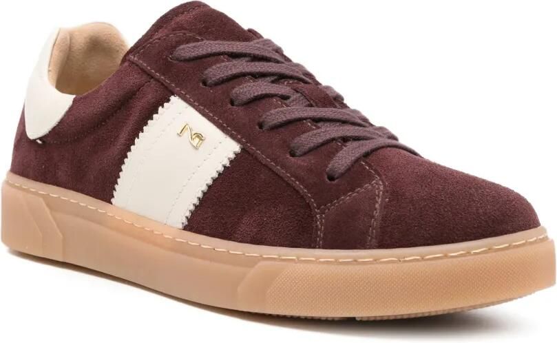 NERO GIARDINI Suède sneakers met contrasterend vlak Rood - Foto 2