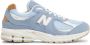 New Balance 327 panelled low-top sneakers Blauw - Thumbnail 1