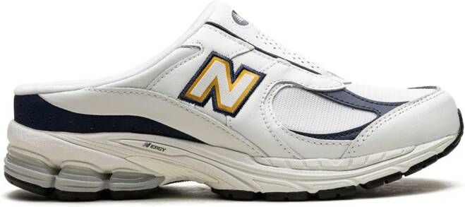 New Balance 2002R "White Blue" sneaker muiltjes Wit