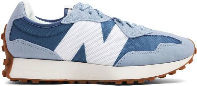 New Balance 327 sneakers met suède vlak Blauw